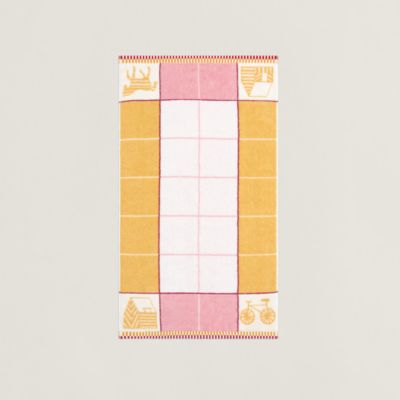 カレ・タオル 《アニモー・ナッテ》 - ピンク | Hermès - エルメス